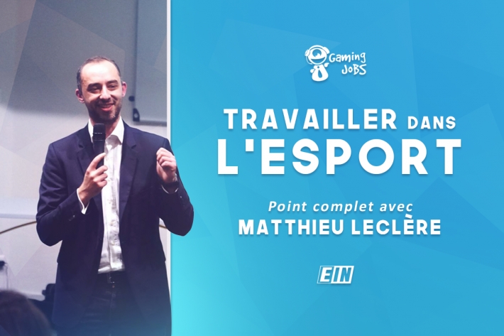 Logo du partenaire Travailler dans l’esport : Point complet avec Matthieu Leclère de Gaming Jobs ! - Esport insights