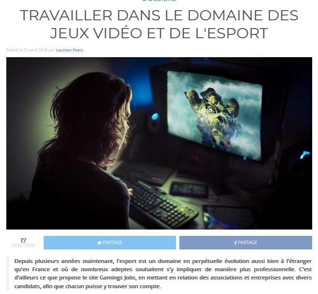 Logo du partenaire Travailler dans le domaine des jeux vidéo et de l'esport - Gamewave